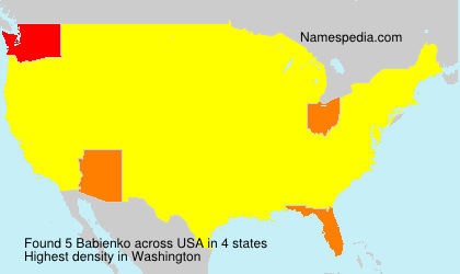 Surname Babienko in USA Surname Babienko in USA
