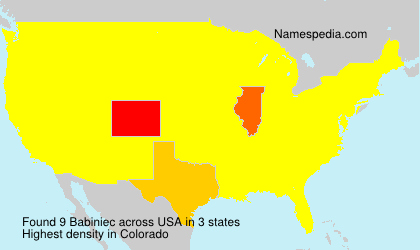 Surname Babiniec in USA Surname Babiniec in USA