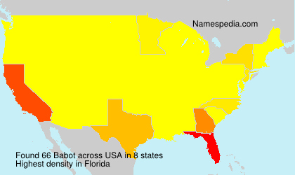 Surname Babot in USA Surname Babot in USA