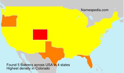 Surname Babrera in USA Surname Babrera in USA
