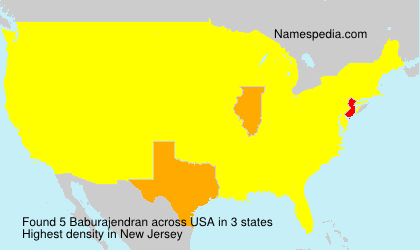 Surname Baburajendran in USA Surname Baburajendran in USA