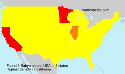Surname Babyn in USA Surname Babyn in USA