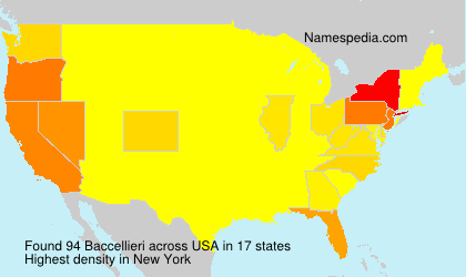 Surname Baccellieri in USA Surname Baccellieri in USA