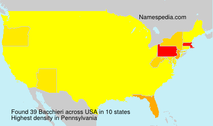 Surname Bacchieri in USA Surname Bacchieri in USA
