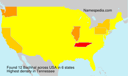 Surname Bachhal in USA Surname Bachhal in USA