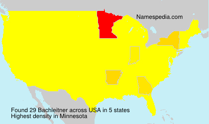 Surname Bachleitner in USA Surname Bachleitner in USA