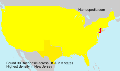 Surname Bachonski in USA Surname Bachonski in USA