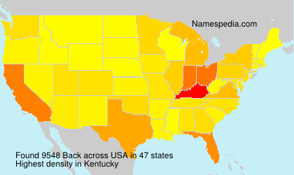 Surname Back in USA Surname Back in USA