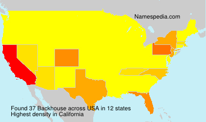 Surname Backhouse in USA Surname Backhouse in USA