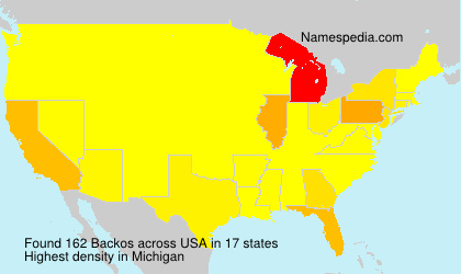 Surname Backos in USA Surname Backos in USA