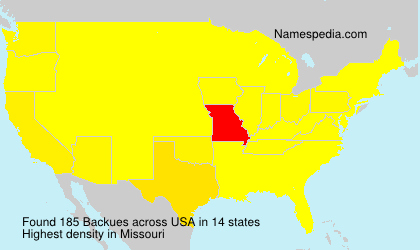 Surname Backues in USA Surname Backues in USA