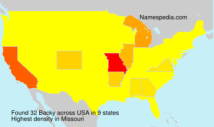 Surname Backy in USA Surname Backy in USA
