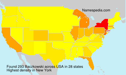 Surname Baczkowski in USA Surname Baczkowski in USA