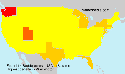 Surname Badda in USA Surname Badda in USA