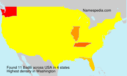 Surname Badili in USA Surname Badili in USA