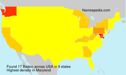 Surname Badoo in USA Surname Badoo in USA