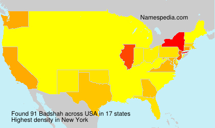 Surname Badshah in USA Surname Badshah in USA
