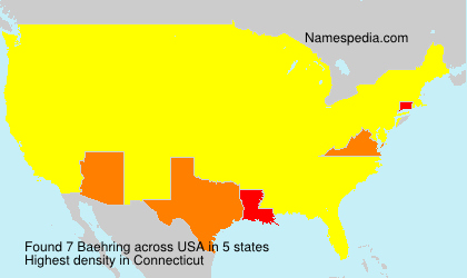 Surname Baehring in USA Surname Baehring in USA