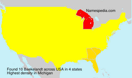Surname Baekelandt in USA Surname Baekelandt in USA