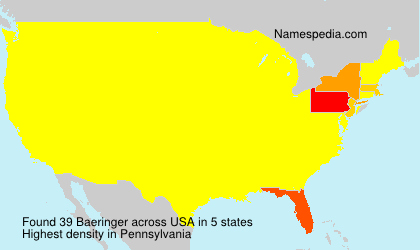 Surname Baeringer in USA Surname Baeringer in USA