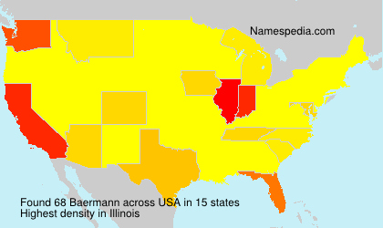 Surname Baermann in USA Surname Baermann in USA