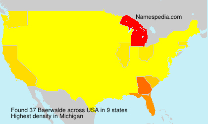 Surname Baerwalde in USA Surname Baerwalde in USA