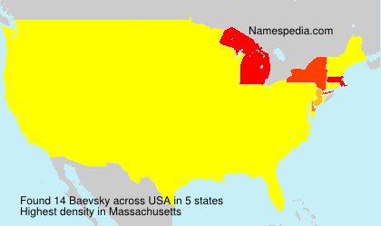 Surname Baevsky in USA Surname Baevsky in USA