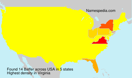 Surname Baffer in USA Surname Baffer in USA