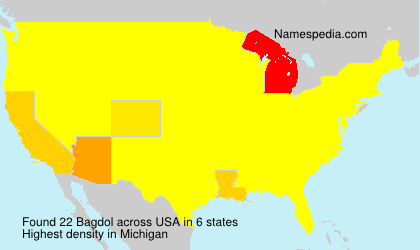Surname Bagdol in USA Surname Bagdol in USA