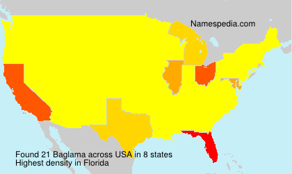 Surname Baglama in USA Surname Baglama in USA