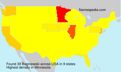 Surname Bagniewski in USA