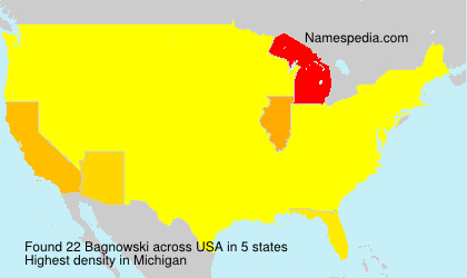 Surname Bagnowski in USA Surname Bagnowski in USA