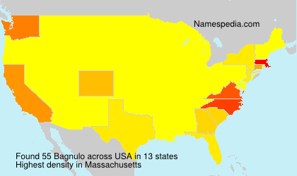 Surname Bagnulo in USA Surname Bagnulo in USA