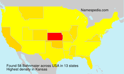 Surname Bahnmaier in USA Surname Bahnmaier in USA