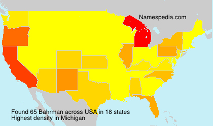 Surname Bahrman in USA Surname Bahrman in USA