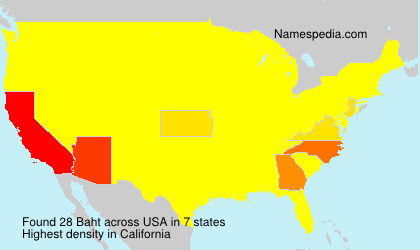 Surname Baht in USA Surname Baht in USA