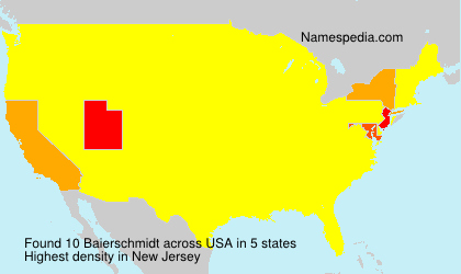 Surname Baierschmidt in USA Surname Baierschmidt in USA