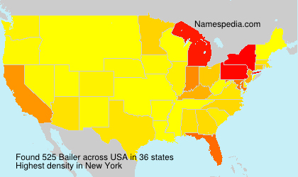 Surname Bailer in USA Surname Bailer in USA