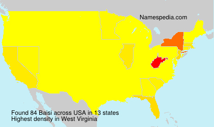 Surname Baisi in USA Surname Baisi in USA