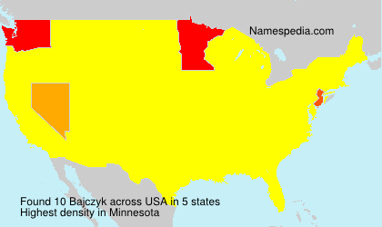 Surname Bajczyk in USA Surname Bajczyk in USA