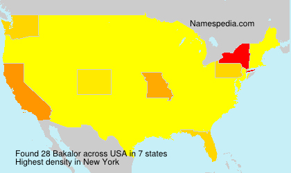 Surname Bakalor in USA Surname Bakalor in USA