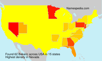 Surname Bakaric in USA Surname Bakaric in USA
