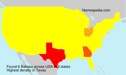 Surname Bakasa in USA Surname Bakasa in USA