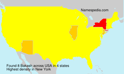 Surname Bakash in USA Surname Bakash in USA