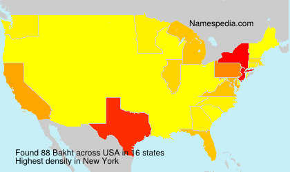 Surname Bakht in USA Surname Bakht in USA