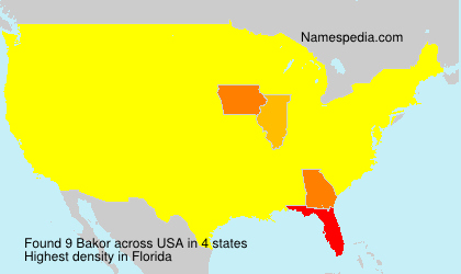 Surname Bakor in USA Surname Bakor in USA