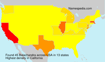 Surname Balachandra in USA Surname Balachandra in USA