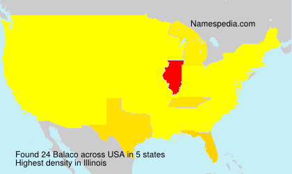 Surname Balaco in USA Surname Balaco in USA