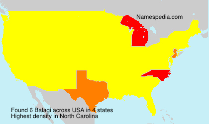 Surname Balagi in USA Surname Balagi in USA