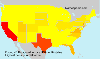 Surname Balagopal in USA Surname Balagopal in USA
